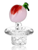 Carb Cap from 8" Pulsar Peaches Fruit Series Glow Dab Rig Kit