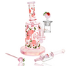 8" Pulsar Peaches Fruit Series Glow Dab Rig Kit