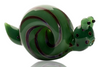 4.5" Red Eye Glass Snail Pipe