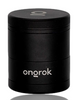 2.5" ONGROK Flower Petal Toothless 5-Piece Grinder in Black