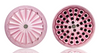 Showing Teeth of 2.5" ONGROK Flower Petal Toothless 5-Piece Grinder in Pink