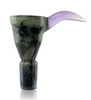 Walt C Glass 18mm Bowl Toner Tech Skulls Side Profile
