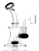 5" Red Eye Glass Bell Base Rig In Box in Black