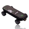 Wulf Mods Deck Skateboard 510 Battery Black with Green Splatter Quarter Right