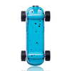 Wulf Mods Deck Skateboard 510 Battery Blue with Black Splatter Back