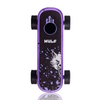 Wulf Mods Deck Skateboard 510 Battery Purple with Black Splatter