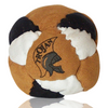 Trojan Footbag Hacky Sack in Tan, White & Black