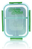 Banger Basket in Forest Green Lid On Top View