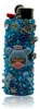 Zazzle Bedazzled Bic Lighter Bubblegum Blue