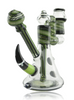 Nish Glass Green Horn Rig With Drop Down Three Quarters Right