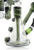 Milli eclose up of Nish Glass Green Horn Rig With Drop Down