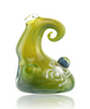 CHRISTINA CODY GREEN + WHITE DEW DROP CREATURE PIPE