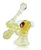 Lethal Glass Colour Changing Triple Chamber Push Bubbler Quarter Turn Left