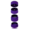 Homegrown By Cali Crusher Purple 1.85" 4 Piece Pollinator Grinder