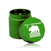 Green 1.85" 4 Piece Homegrown Grinder By Cali Crusher Lid off with Grinder