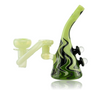 Korey Cotnam Fully Worked Green Re-Wag Mini Tube Right Profile With Drop Down & Bowl