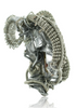 Street Rock Accented Wire Wrap Pendant Right Profile