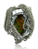 Street Rock Accented Wire Wrap Pendant Rightish
