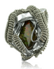 Street Rock Accented Wire Wrap Pendant Front