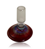 18mm Male Purple Solid Colour Glass Stand