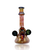 8" C4/MTP COLLAB HORNED & MARBLED GOLD SERENDIPITY BEAKER