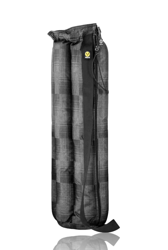 24" Vatra Black Plaid Padded Tube Bag Bong Bag Next Level