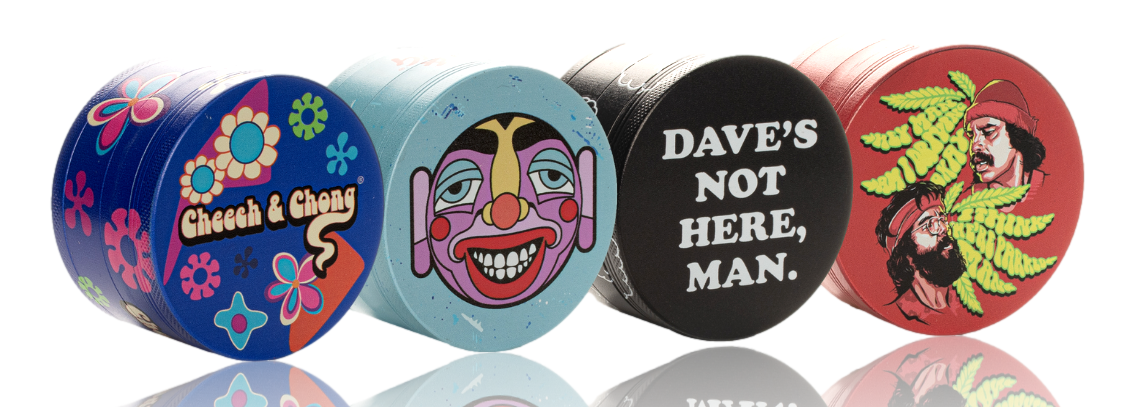 63mm Cheech & Chong 4 Piece Grinder | 4 Designs | Next Level