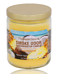 13oz Pineapple Coconut Smoke  Odor Exterminator Candle.