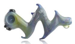 Lethal Glass Custom Zig Zag Pipe Blue Fume Lethal Glass Custom Zig Zag Pipe Blue Fume