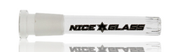 3.5" Nice Glass 14mm/19mm Vertical Slit Downstem 3.5" Nice Glass 14mm/19mm Vertical Slit Downstem