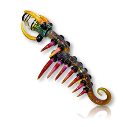 STRATISPHERE GLASS CARVED SCORPIONDIPITYCYCLER