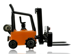 Lord & Elbo Glass Mini Forklift Rig  Right Profile With Chair
