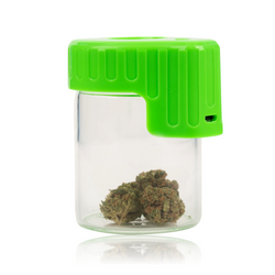 Green Light-Up Glass Seal Jar With Magnifier By Cookies Green Light-Up Glass Seal Jar With Magnifier By Cookies
