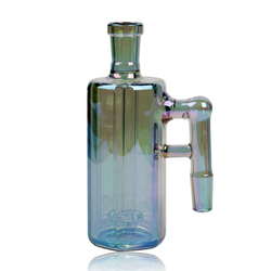 14mm Red Eye Tek Green Terminator 90° Hex UFO Perc Ash Catcher