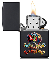 ZIPPO COLOURFUL SKULL