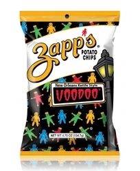 Zapp’s Voodoo Potato Chips 2.5oz New Orleans kettle-style chips front package