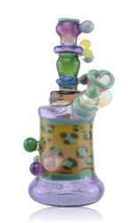 Sakibomb Glass Teal Leopard Rig Quarter Right Sakibomb Glass Teal Leopard Rig Quarter Right