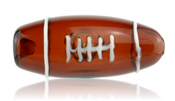 Football Glass Hand Pipe Laces Out Football Glass Hand Pipe Laces Out