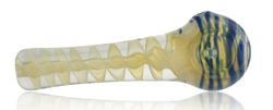 Red Eye Glass Fumed Twist Blue Side