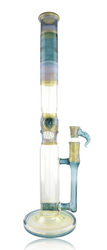 Kahuna Glass Upgrid Tube Cropal & Blue Stardust Accents Right Profile Kahuna Glass Upgrid Tube Cropal & Blue Stardust Accents Right Profile