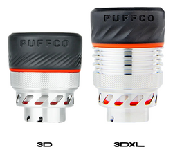 Puffco Peak Pro 3D XL Chamber Compared with Regular 3D Chamber.