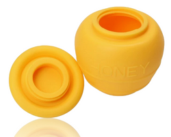 NoGoo Honey Pot Silicone Container Open