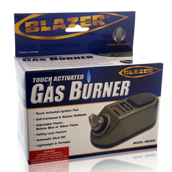 Blazer Touch Activated Gas Burner Box.