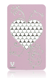 Heart with Filigree Design Card Grinder by V-Syndicate.