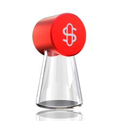 Stundenglass Red Ash Catcher Quarter Right Stundenglass Red Ash Catcher Quarter Right