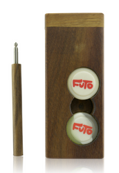 FUTO Wood Dugout With Dab Tool And Silicone Containers Tool out of box FUTO Wood Dugout With Dab Tool And Silicone Containers Tool out of box