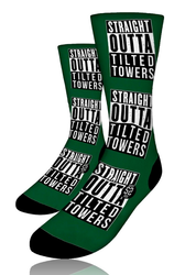Savvy Sox - Straight Outta Tilted Towers One Size Fits All Savvy Sox - Straight Outta Tilted Towers One Size Fits All