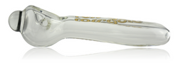 Ross' Gold Clear Glass Pipe Ross' Gold Clear Glass Pipe
