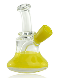 5" Notorious Glassworks 10mm Mini Jammer Rig in Yellow Quarter Right 5" Notorious Glassworks 10mm Mini Jammer Rig in Yellow Quarter Right