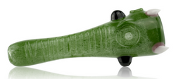 Kahuna Glass Stand Up Teeth Pipe Green side